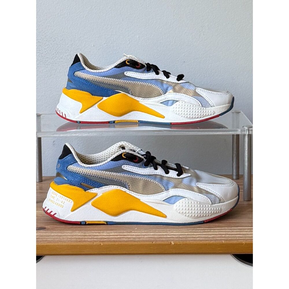 Puma X Sonic the Hedgehog Sega RS-X Golden Rod Sneakers Men's Sz 8
